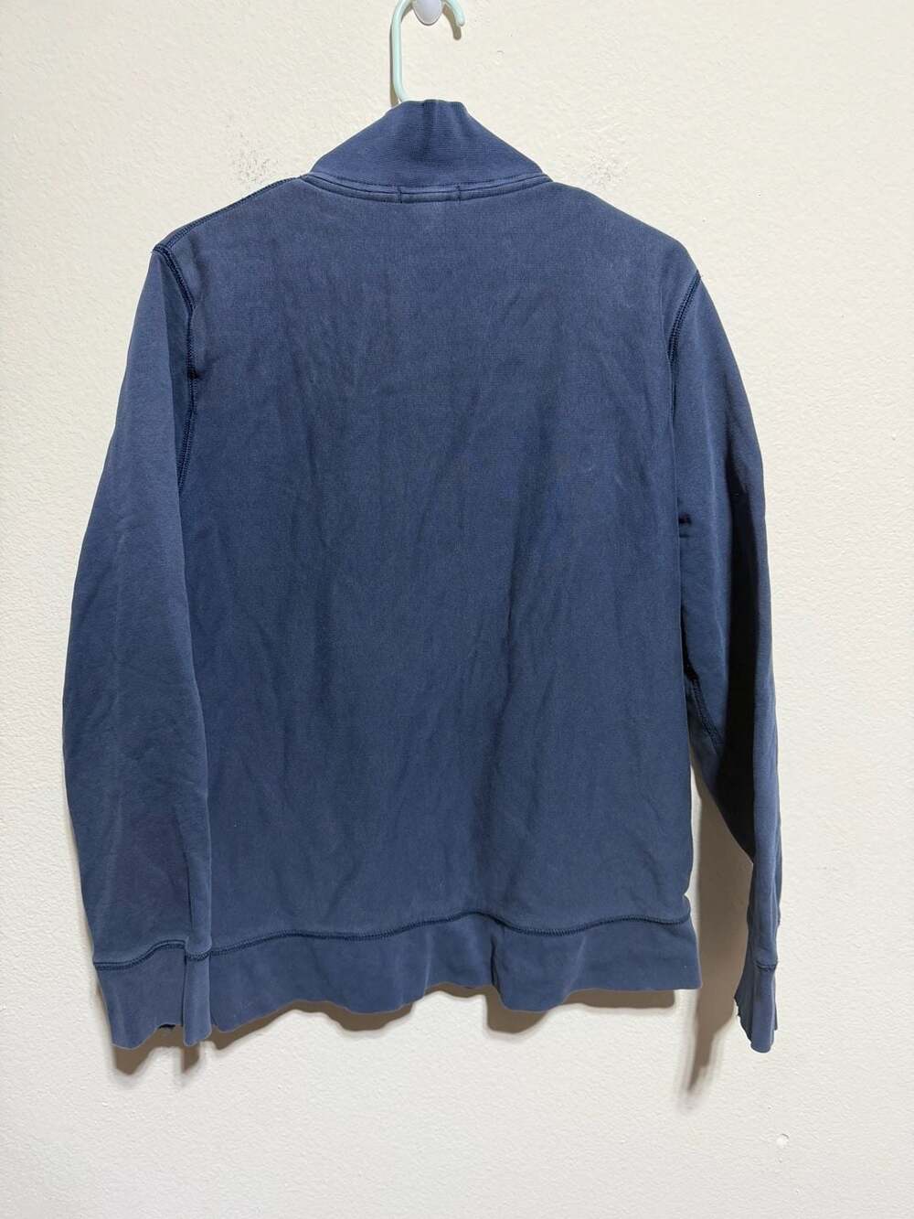Burberry Brit Navy Full Zip Cotton Sweatshirt Jacket - Picture 7 of 7